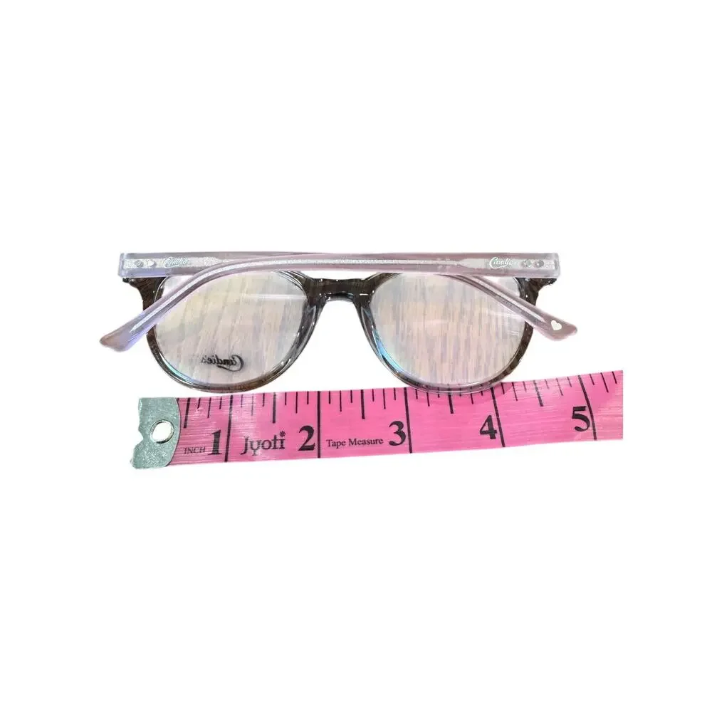 NEW Candie's Eyes CA0177 Clear frame Round Eyeglasses